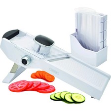 Affettatrice mandolina Farberware più tavolo regolabile con accessori