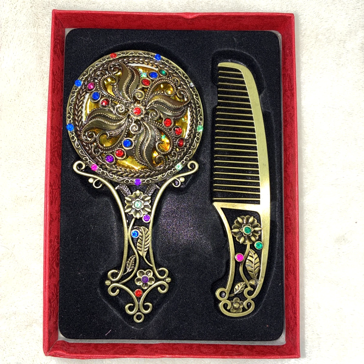 Mirror Comb Set In Collectible Hand Mirrors for sale | eBay