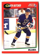 1991-92 Score Canadian English #24 Garth Butcher
