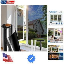 Window Privacy Film One Way, Window Tint for Home, Daytime Reflective Mirror ...