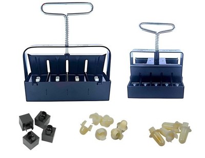 Ladbrooke Authentic Soil Block Maker 5-Pc. Essentials Nesting System Includes...