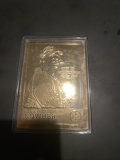 Bill Cowher Danbury Mint Steelers NFL Super Bowl XL 2006 22kt Gold Card