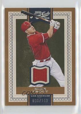 2016 Panini Prime Cuts Base I Relics 96/149 Mike Trout #63 1j2e