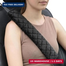 Soft Auto Seat Belt Pads Extra Long 13.7in Seatbelt Shoulder Cover 2 Piece Set Soft Auto Seat Belt Pads Extra Long 13.7in Seatbelt Shoulder Cover 2 Piece Set