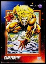 1992 Impel Marvel Universe #129 Sabretooth