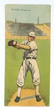 1911 T201 Mecca Double Folder Ed Walsh Fred Payne Chicago Am. G-VG  ID:452689