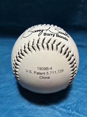 Barry Bonds Faux Autograph Soft Strike Baseball By Franklin White
