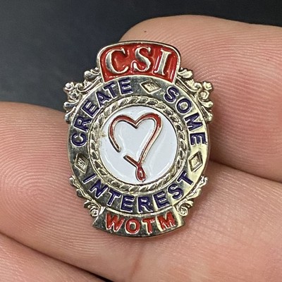 WOTM CSI Create Some Interest Women of the Moose Hat Lapel Pin