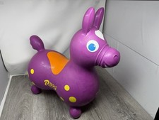 RODY Max Ride On Bounce Inflatable Bounce Horse Toy Kid Purple LEDRAPLASTIC 1984