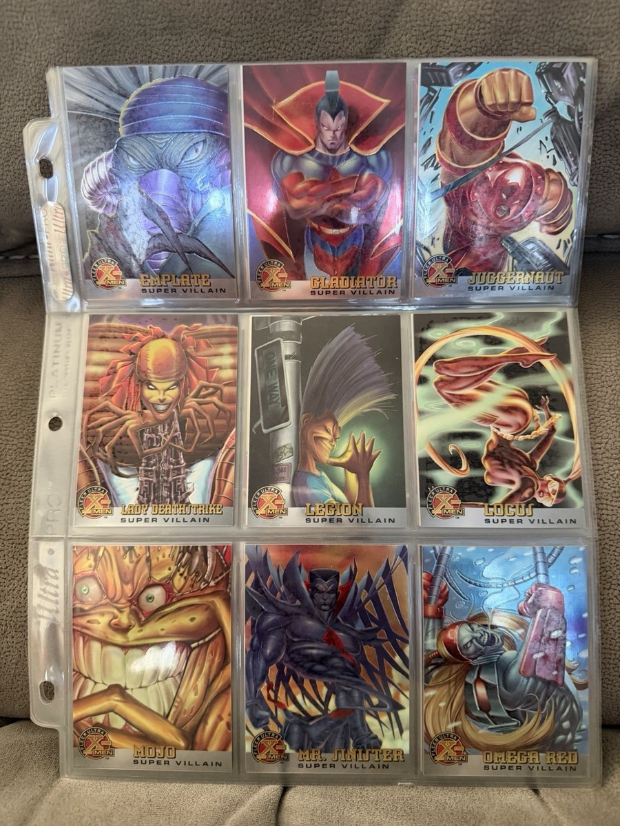 Marvel Fleer Ultra X-MEN 1995 - COMPLETE KUBERT GOLD SIGNATURE