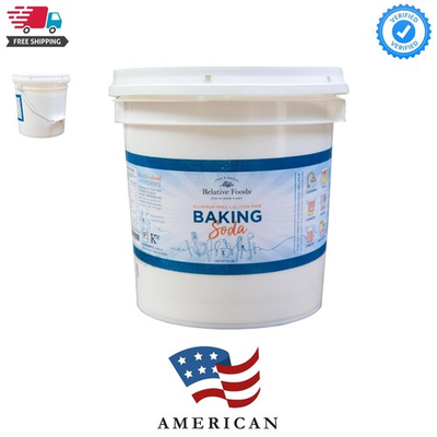 #ad Bulk Baking Soda for Cooking Cleaning Deodorizing amp; More 10 lb Pail Pure ... $74.99
