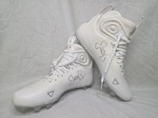 Under Armour UA Spotlight LUX MC 2.0 Mens Shoes Sz 8 White Football Cleats