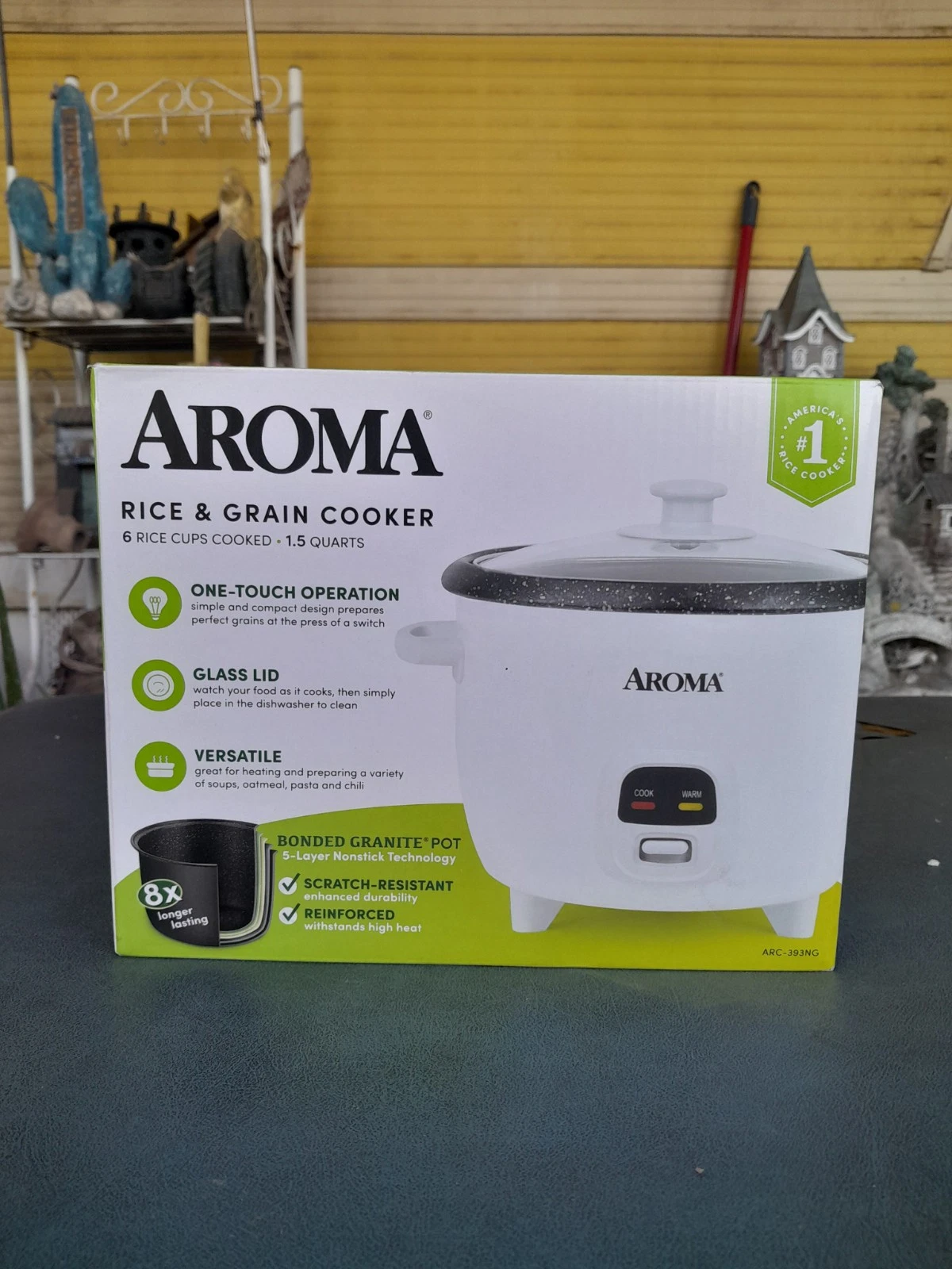 Aroma 1.5 Qt 6-Cup Rice & Grain Cooker (New)