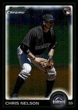 Chris Nelson 2010 Bowman Draft Picks & Prospects #BDP24 Rockies MLB READ