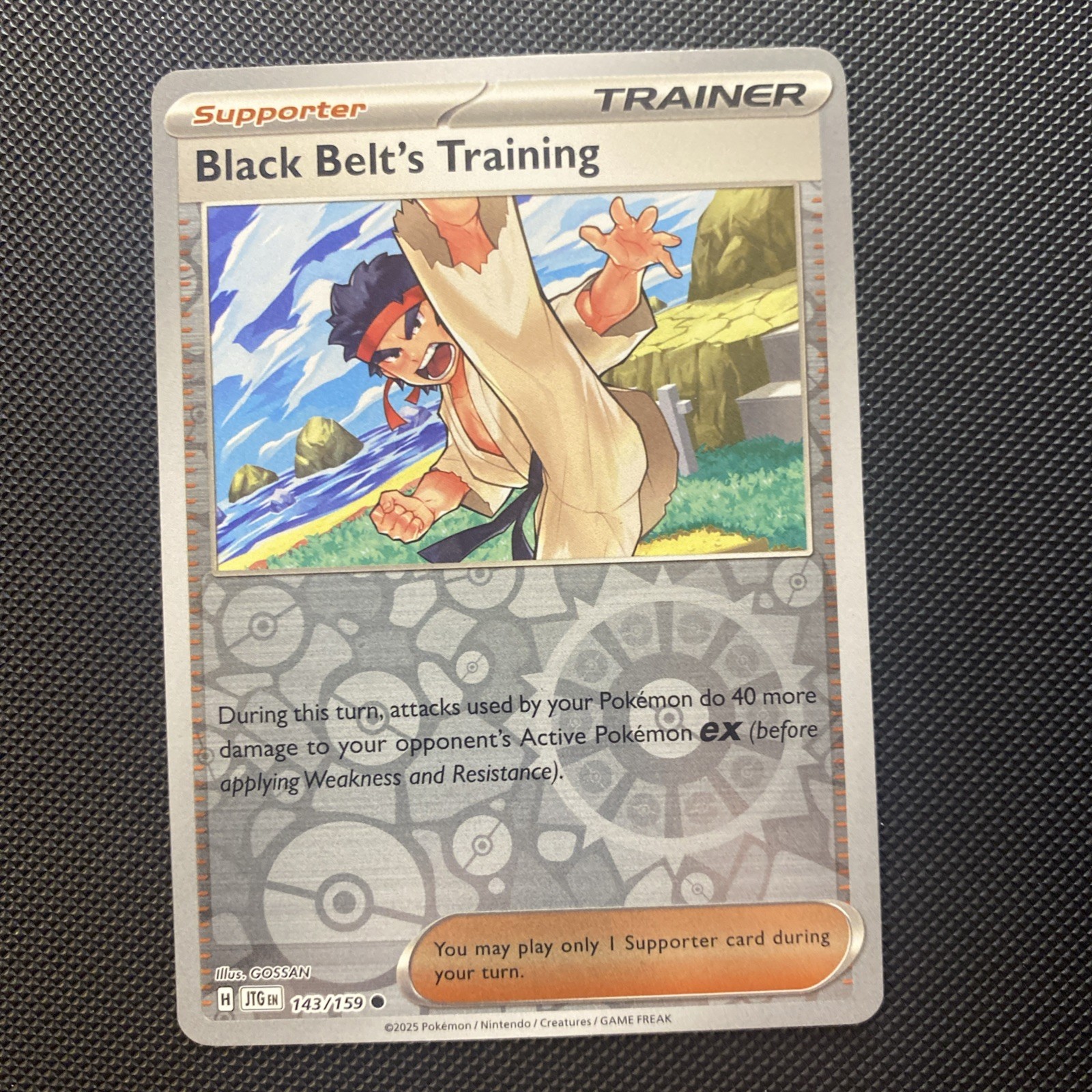 Black Belt's Training 143/159 Reverse Holo Journey Together Pokemon Card Near MN