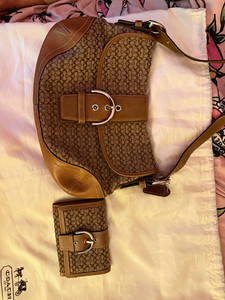 COACHソーホー プリーテッド シグネチャー フラップ ワンショルダーバッグ Coach Soho Flap | eBay