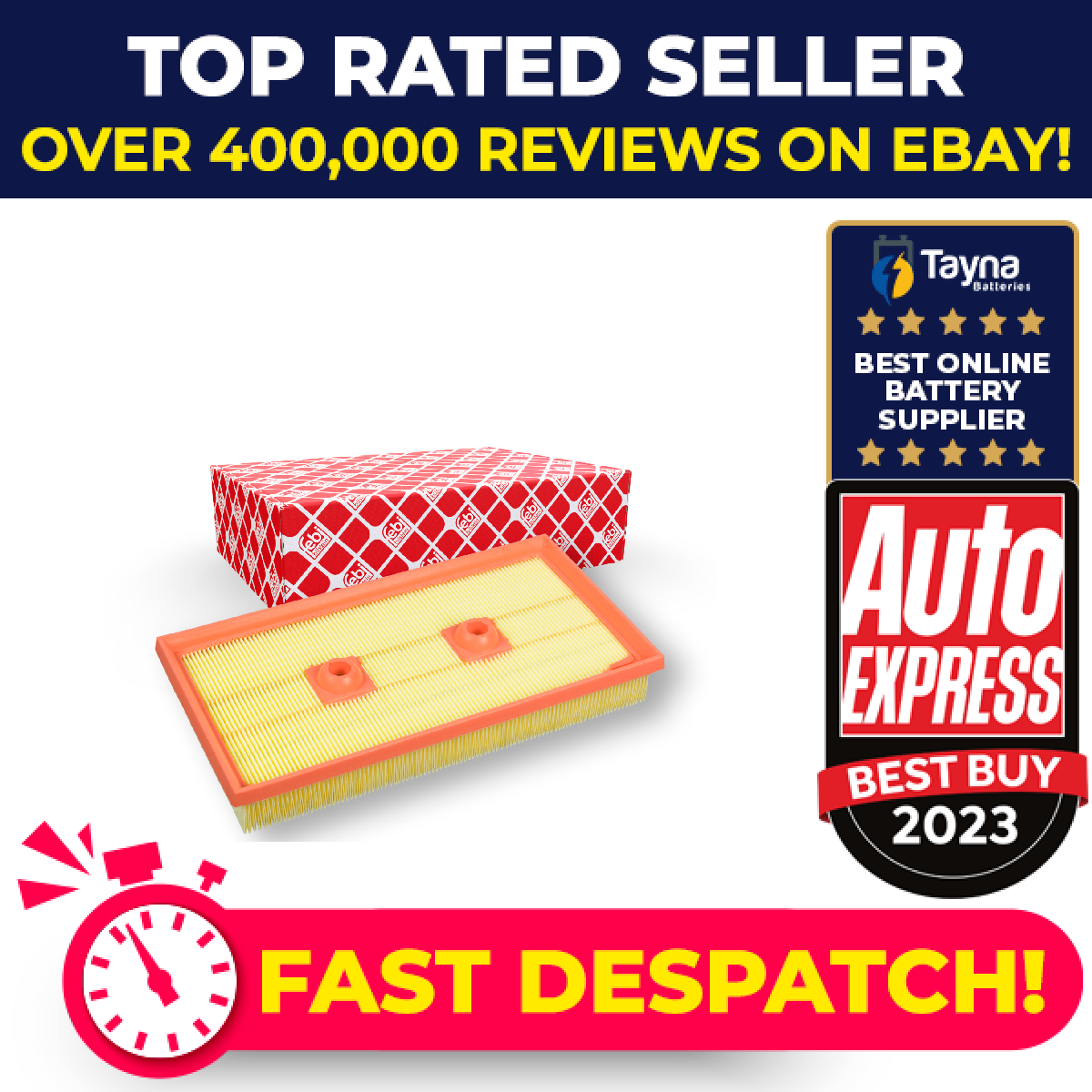 Air Filter fits VW TOURAN 1T 1.6 03 to 07 03C129620B 3C129620B VOLKSWAGEN Febi