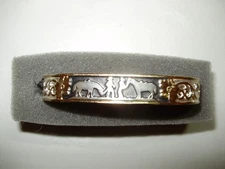 Montana Silversmiths Narrow Cuff Bracelet Engraved Horses 