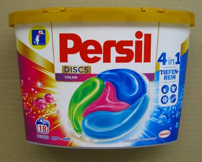 Persil 4 in 1 Discs Color Waschmittel tiefenrein 18 WL - Bild 1 von 3