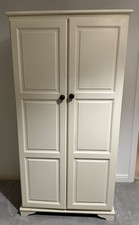 Solid Pine Wardrobe, Painted White, Bedroom Furniture