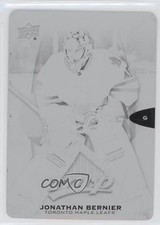 2016-17 Upper Deck MVP Printing Plate Black 1/1 Jonathan Bernier #188 1p3