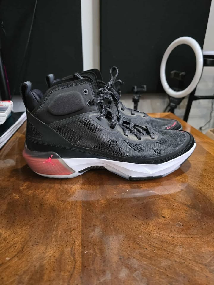 Size 13 - Air Jordan 37 Black Hot Punch for sale online  display picture 2