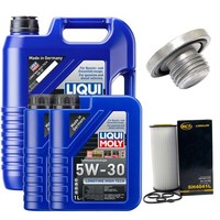 MotoröL Filter Set 5W-30 Liqui Moly 7 Liter + Schraube FüR BMW 3Er 330D E46