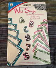 CARSON DELLOSA CLASSROOM COORDINATES WILD STYLE LETTERS,NUMBERS,LRG SM LABELS