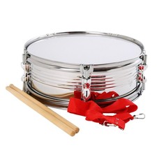 13'' Snare Drum Percussion Instrument with Shoulder Strap, Musical Instrument
