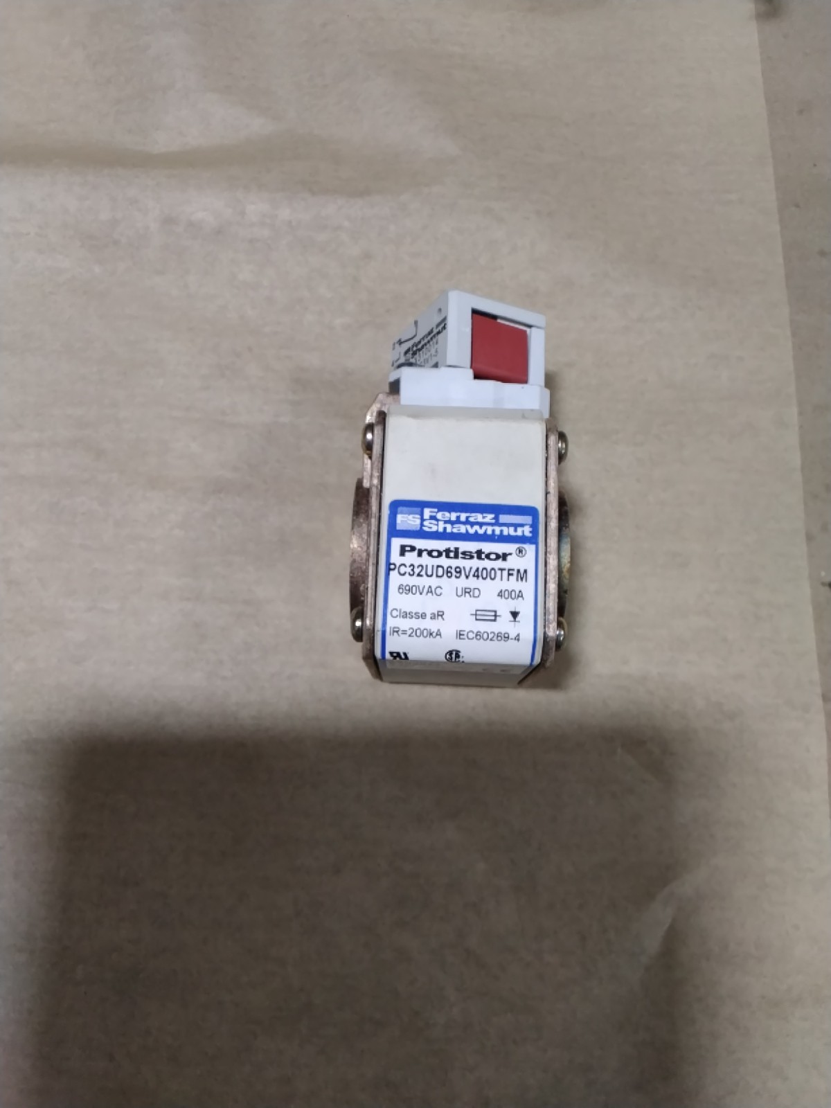 Ferraz Shawmut Mersen PC32UD69V400TFM Protistor Fuse Links, 400A 690V