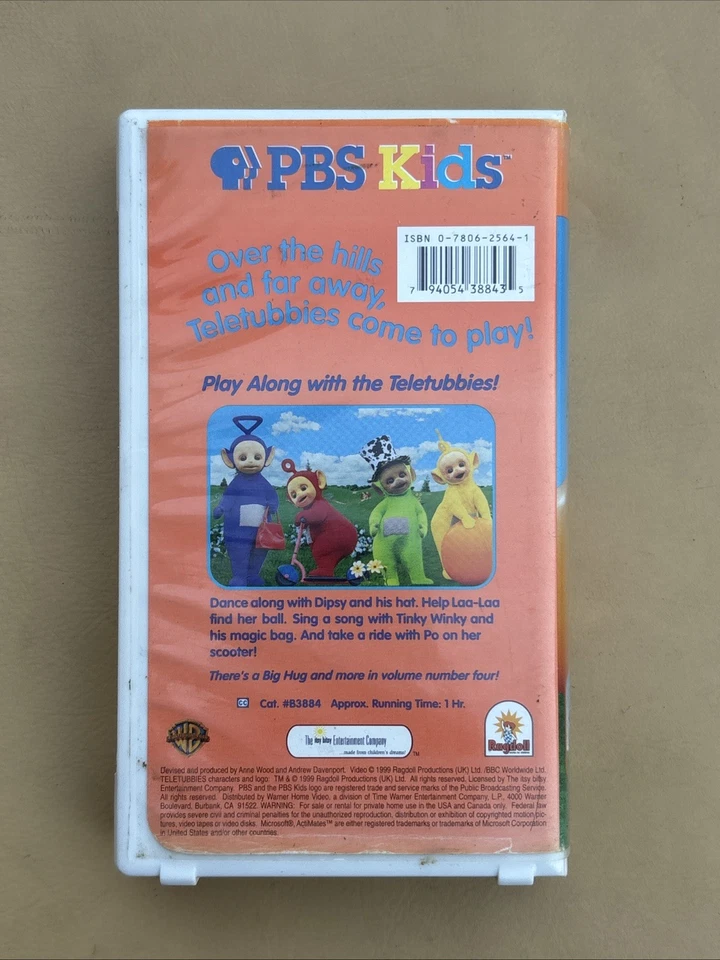 Teletubbies VHS Tape 90s VTG PBS Kids Show Cartoon TV Show Vintage Rare Foto 2 de 4