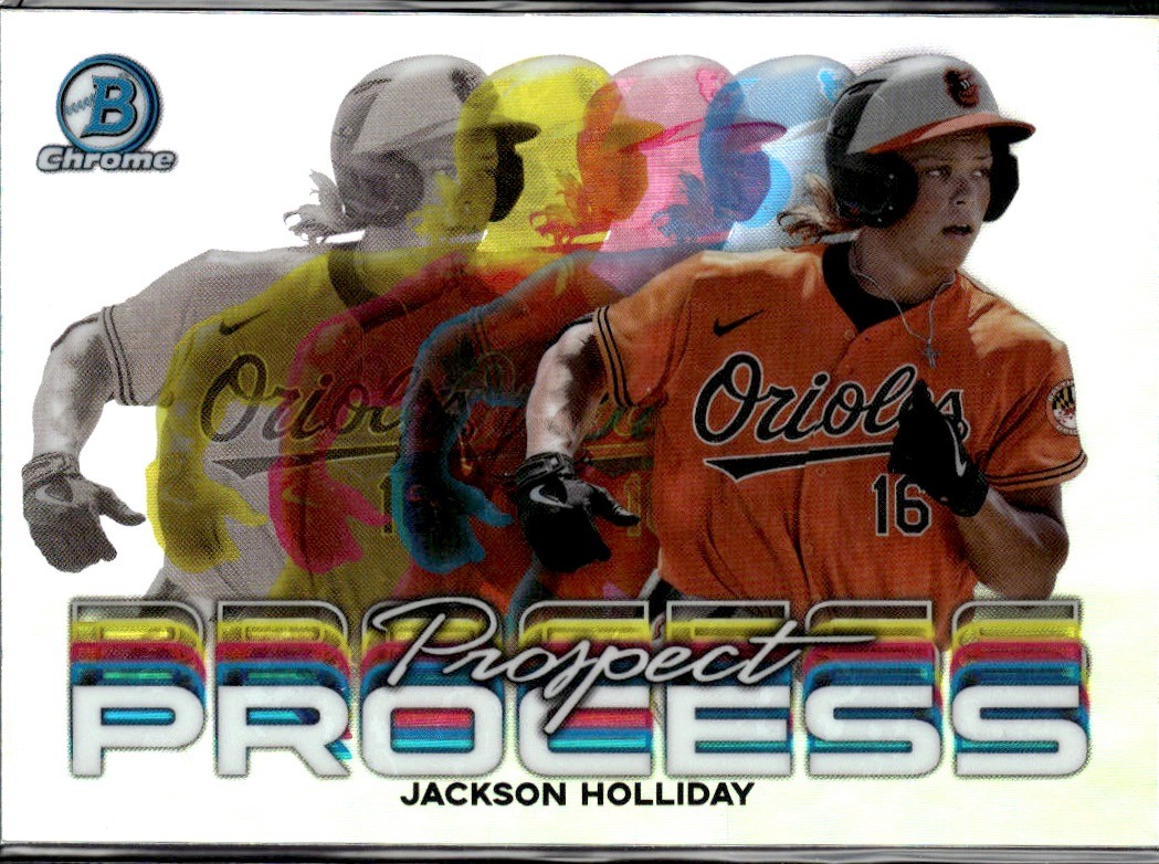 2023 Bowman Chrome #PRP-9 Jackson Holliday Prospect Process