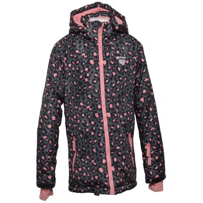 Y.F.K, Winterjacke, Mädchen, Größe: 158/164, Grau/Pink/Schwarz, Polyester #U3I