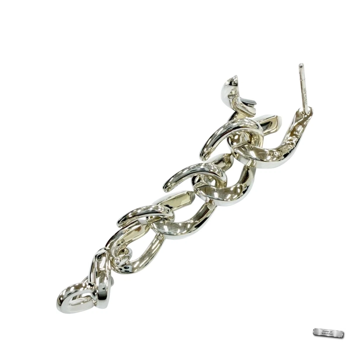 TIFFANY&Co. Geschmiedete Ohrhänger Glieder AG925 Silber 20,9 g Unisex