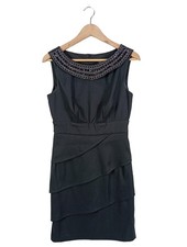 CONNECTED APPAREL Bleistiftkleid Damen Kleid Gr. DE 38 schwarz Elegant