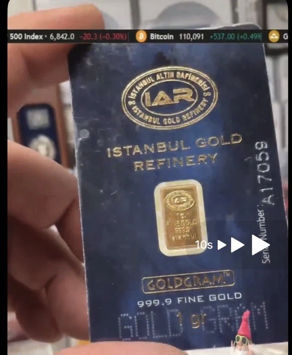 IGR 1 Gram 999.9 Gold Bar Istanbul Gold Refinery- Ships Same Day - Worldwide - Image 4 of 4