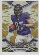 2015 Topps Finest Gold Refractor 92/150 Maxx Williams #144 g3g
