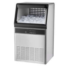 Uimoso Freestanding 160lbs/24H Commercial Ice Maker Machine 33lb Storage Bin
