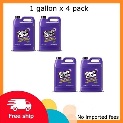 (4 pack) Super Clean Tough Task Cleaner-Degreaser - 1 Gallon | 128 Fluid Ounces