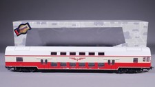 H0 DC Piko 53107 carrozza di controllo a due piani DBmqee Sputnik Berlino DR LED IMBALLO ORIGINALE #OD_78