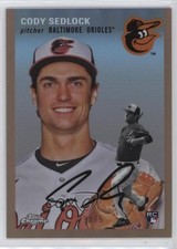 2023 Chrome Platinum Anniversary Rose Gold Refractor 29/75 Cody Sedlock #126 lb9