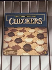 New Cardinal Traditions Checkers Game Set Classic Tabletop Games 