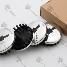 For Silverado 1500 Tahoe Suburban Center Caps 4Pack 2014-2020 Bowtie Hubcaps
