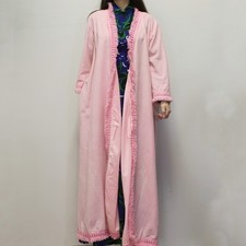 Vintage 60s Pink Tassel Fringe Robe