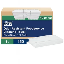 Tork 192192 13" x 24" Foodservice Cloth - White (150/Carton) New