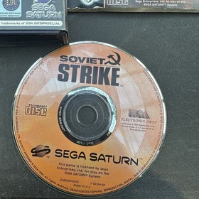 Sega Saturn Soviet Strike komplett mit Handbuch