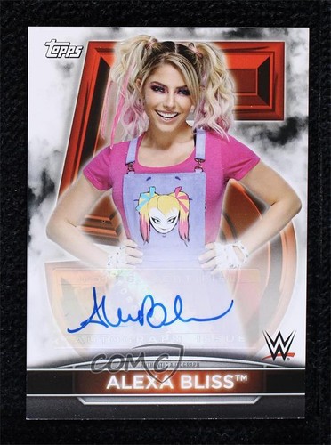 Alexa Bliss #5A-AB 2021 Topps WWE Women's Division 5th Anniversary Championship Autographs card