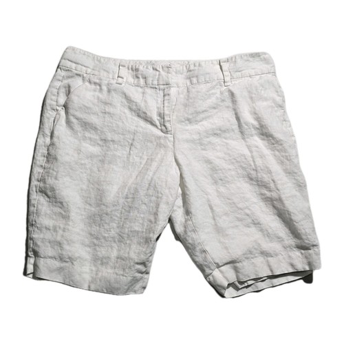 Vintage Old Nave Cotton Lined Shorts Size 16 Mid Rise White