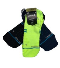 NWT Stance Athletic Performance FRESHTEK Tab Socks 3 PK Mens 6-8.5 /Women 8-10.5