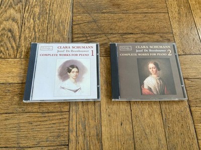 Clara Schumann: Complete Works for Piano Vol. 1 & 2 CD Set (1990) Beenhouwer Lot